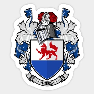 Foss Coat of Arms Sticker